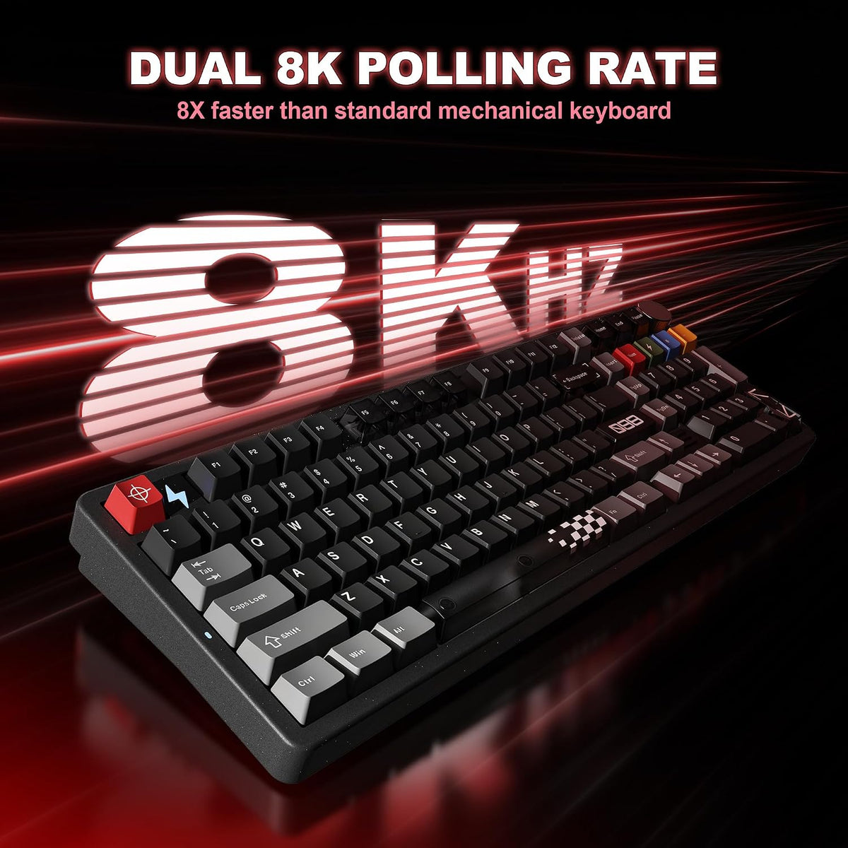 YUNZII™ AL98 PRO Dual-8K Aluminum Wireless Mechanical Keyboard