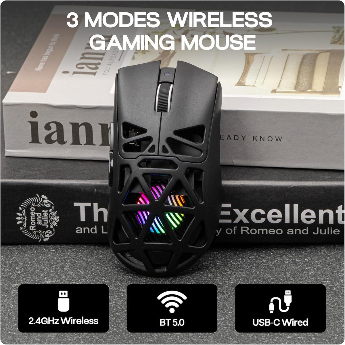 AULA™ SC620 Tri-Mode Lightweight Wireless Gaming Mouse