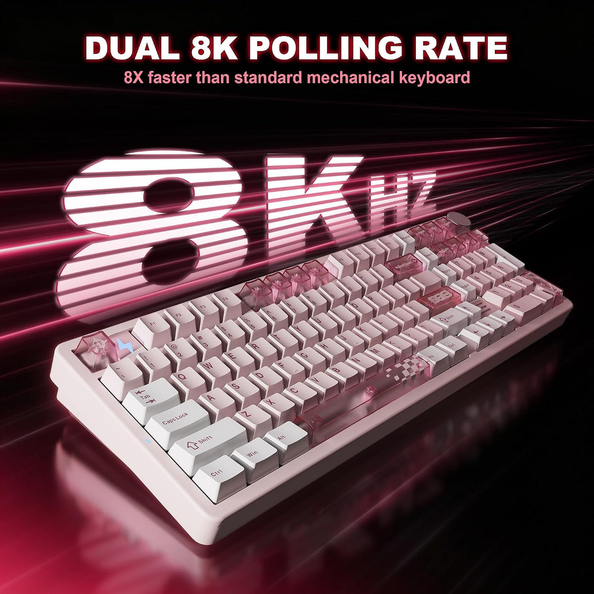 YUNZII™ AL98 PRO Dual-8K Aluminum Wireless Mechanical Keyboard