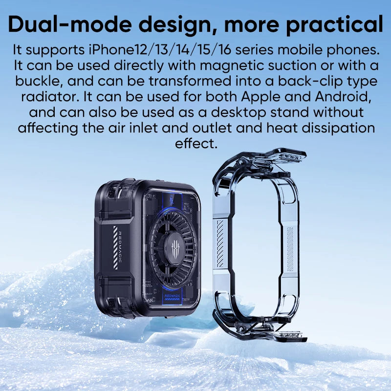 Magnetic Phone Cooler 5™ – RGB Gaming Cooling Fan