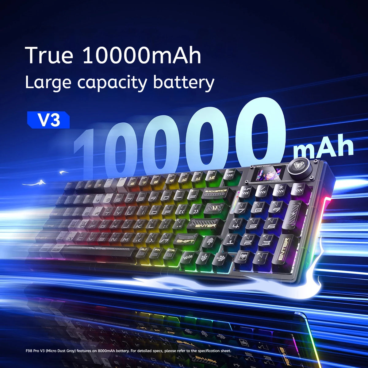AULA™ F98 Pro V3 95% Tri-Mode Mechanical Gaming Keyboard