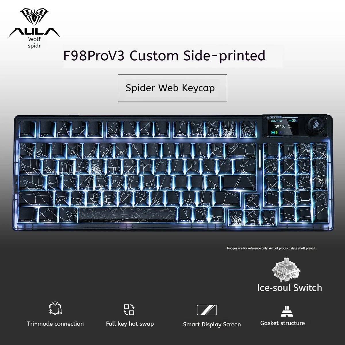 AULA™ F98 Pro V3 95% Tri-Mode Mechanical Gaming Keyboard