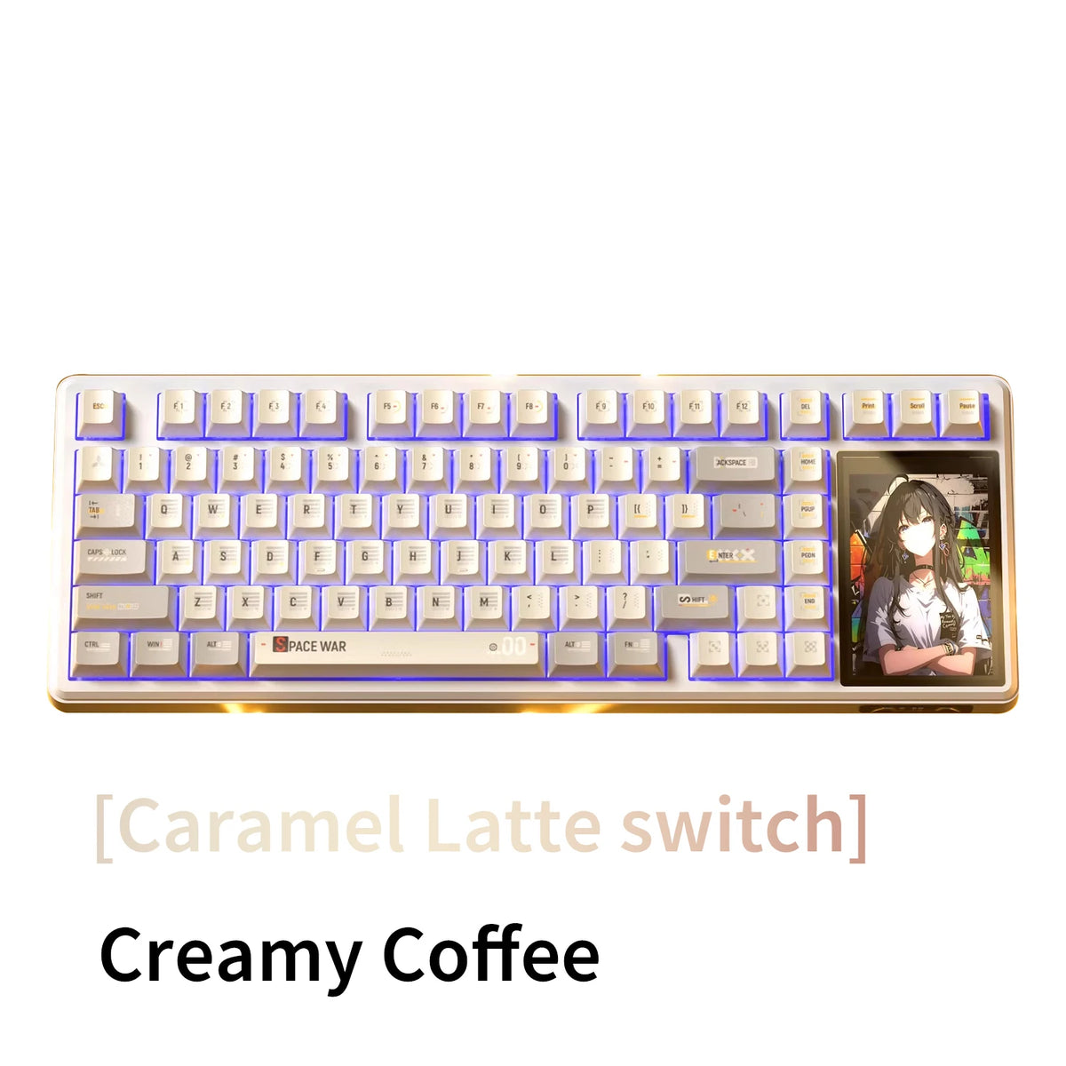 AULA™ L99 75% Tri-Mode Mechanical Keyboard with Touch Screen