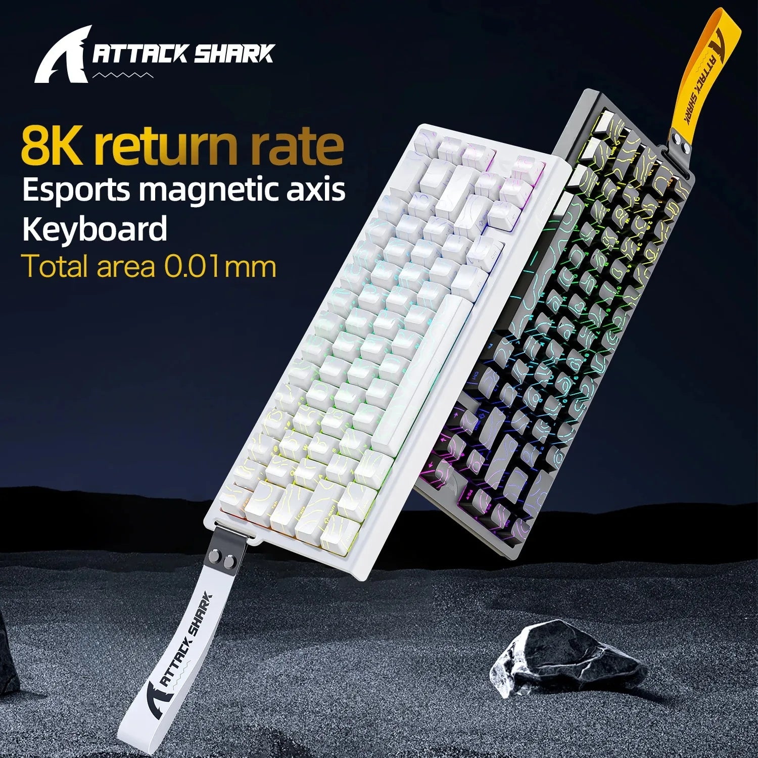 ATTACK SHARK™ X68 HE Wired Magnetic Gaming Keyboard