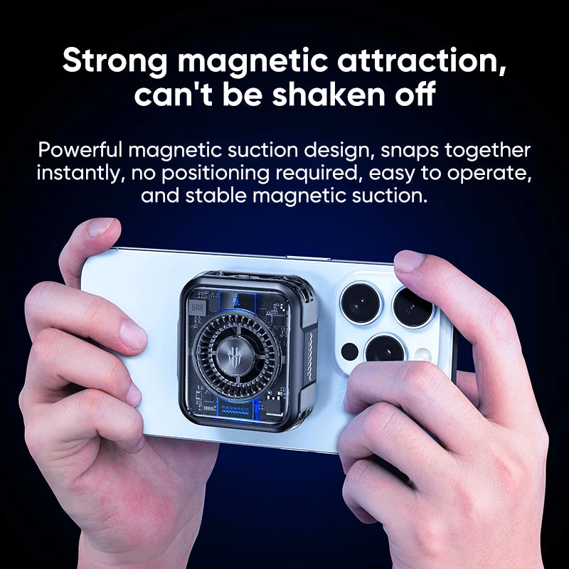 Magnetic Phone Cooler 5™ – RGB Gaming Cooling Fan