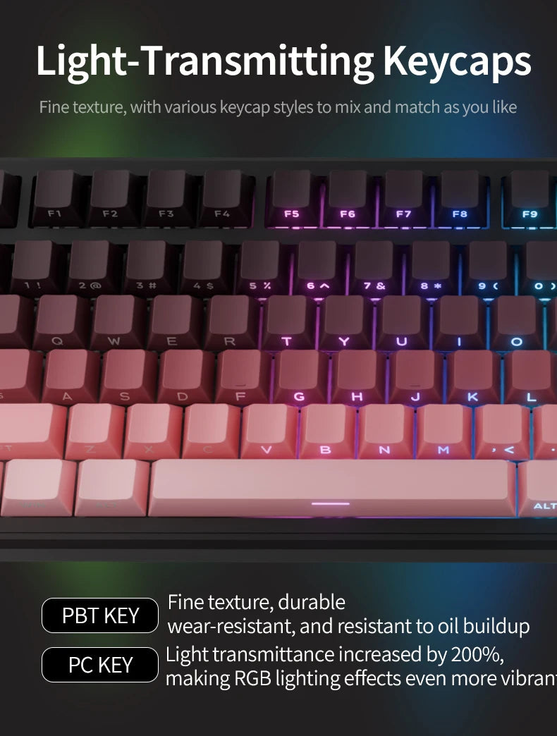 AULA™ F98 Pro V3 95% Tri-Mode Mechanical Gaming Keyboard