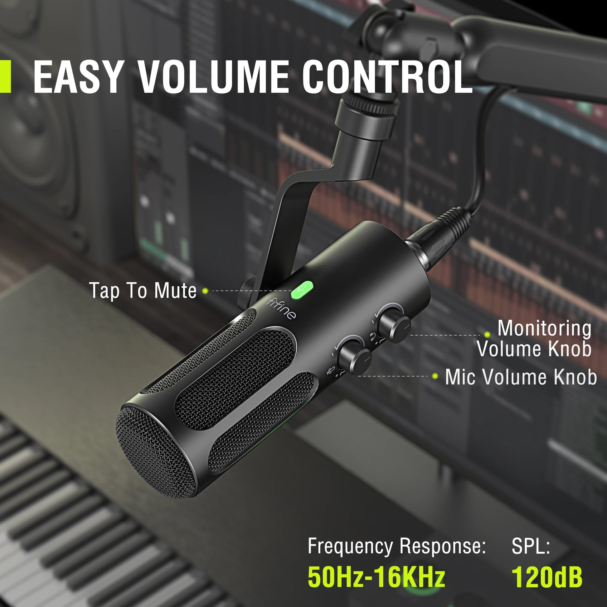 FIFINE™ Tank3 USB/XLR Dynamic Microphone — Studio-Grade Sound for Podcasting, Streaming & Recording