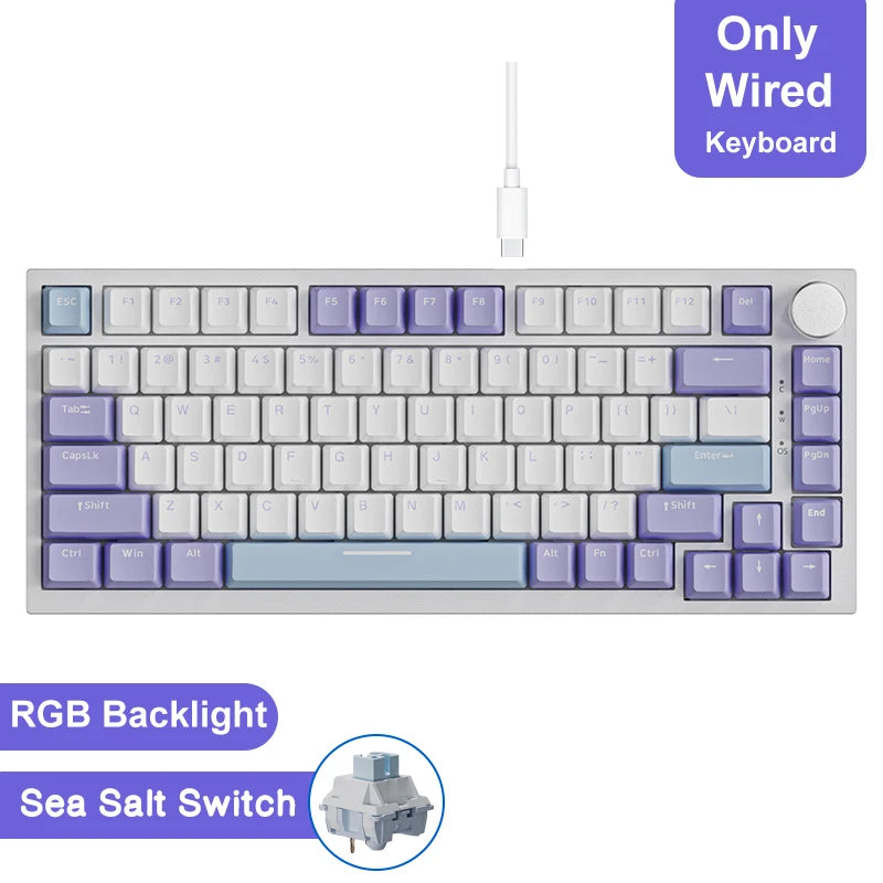 AJAZZ™ AK820 Pro – 75% Mechanical Gaming Keyboard | Wireless & TFT